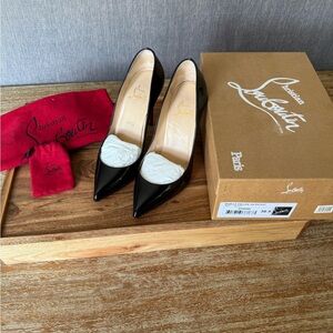 Christian Louboutin Black Heels Elegant Design